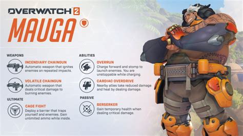 All Mauga abilities in Overwatch 2: How to play the game’s new tank hero