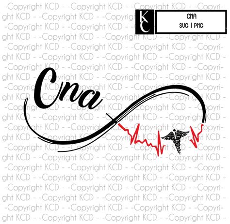 Cna Infinity Svg Dxf Decal Or Shirt Graphic For Cricut And Etsy