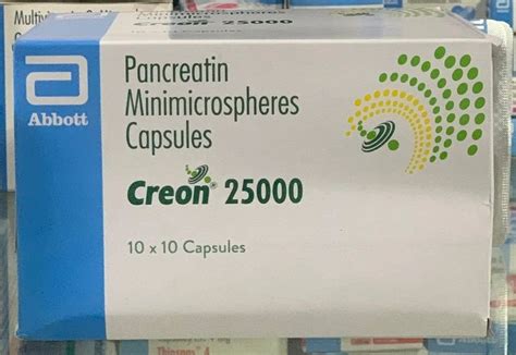 Creon Pancreatin Capsules At Rs Strip Pancreatin Enzymes In