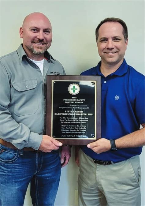 Little River Wins Presidents Safety Award Little River Electric