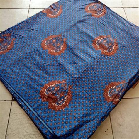 Jual Kain Batik Solo Motif Truntum Garuda Biru Primissima Shopee