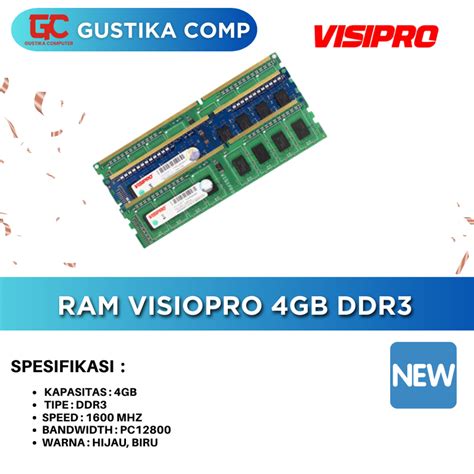 Jual Ram Visipro Gb Ddr Shopee Indonesia