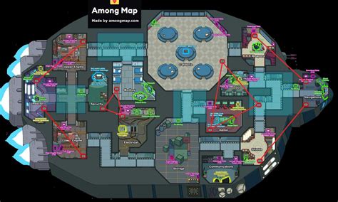 Схемы карт, список заданий с анимацией, советы по among us - yvid