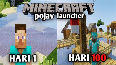 Aku Mencoba 100 Hari Di Pojav Launcher Minecraft 100 Hari Di Minecraft