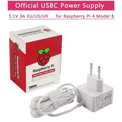 Jual Adaptor Raspberry Pi 4 Original Adapter 51v 3a Official Type C Shopee Indonesia