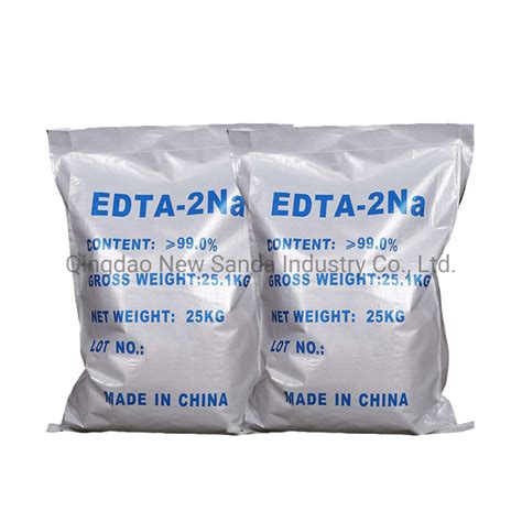 Edta Disodium Salt Washing Auxiliary Detergent Edta Na For Water