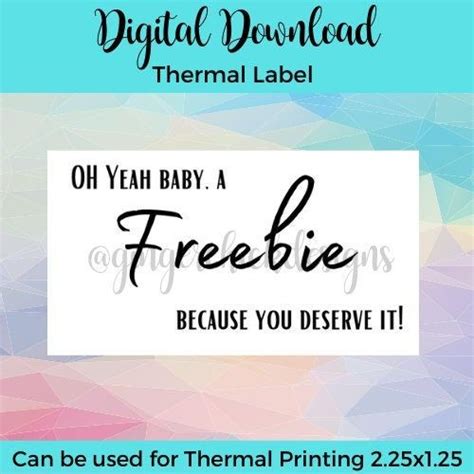 Thermal Label Thank You Sticker Small Business Digital Stickers