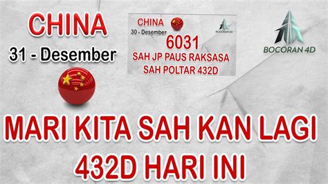 Prediksi China Hari Ini Desember Rumus China Hari Ini