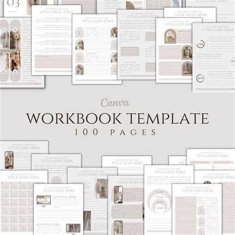 Coaching Canva Workbook Template Kit Canva Coaching Templates Coaching