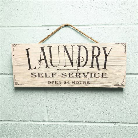 Laundry Room Decor Rustic Wood Laundry Room Sign Farmhouse Etsy