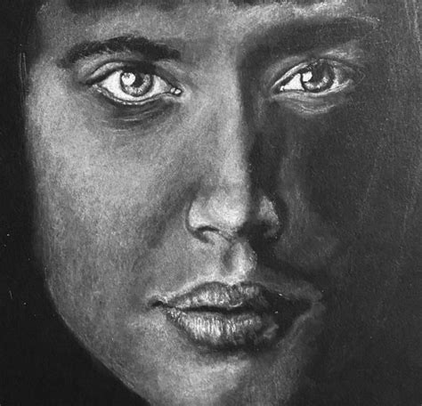 White Charcoal Drawing White Charcoal Charcoal Drawing Drawings