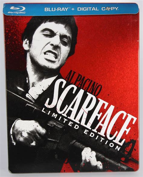 Best Buy Exclusive SCARFACE LIMITED EDITION STEELBOOK BLU RAY DVD COMBO