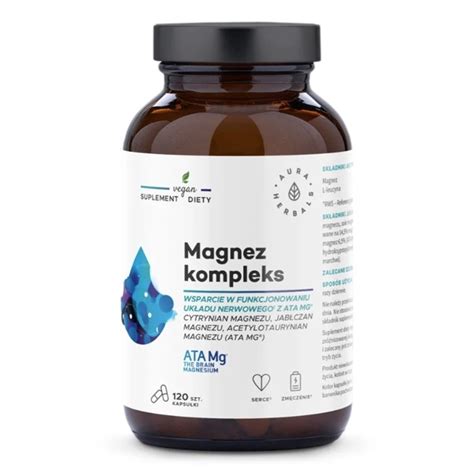 Aura Herbals Magnez Kompleks Ata Mg Kapsu Ki Szt Opinie Cena