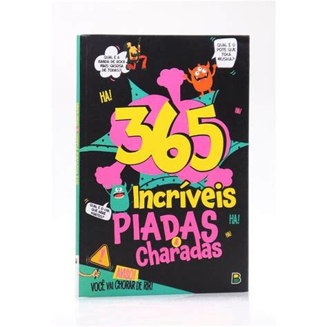 Livro 365 Incríveis Piadas e Charadas Brasileitura Livros de Piadas