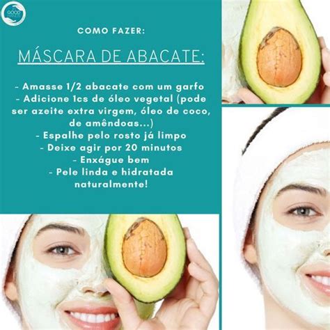 Máscara caseira de ABACATE Para a PELE Máscara facial de abacate