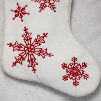 Northlight 15 25 Red And White Snowflake Embroidered Christmas