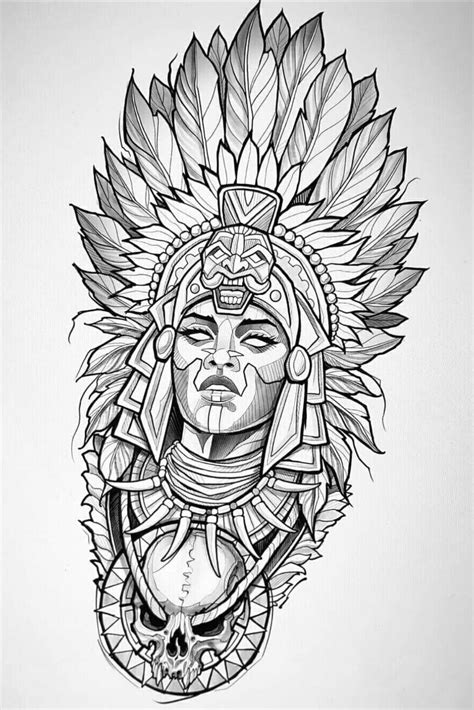 Artteehall Shop Redbubble Aztec Tattoo Designs Aztec Tattoo Mayan