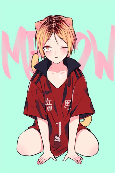 Kozume Kenma Cat Kenma Kozume Kenma Kuroken