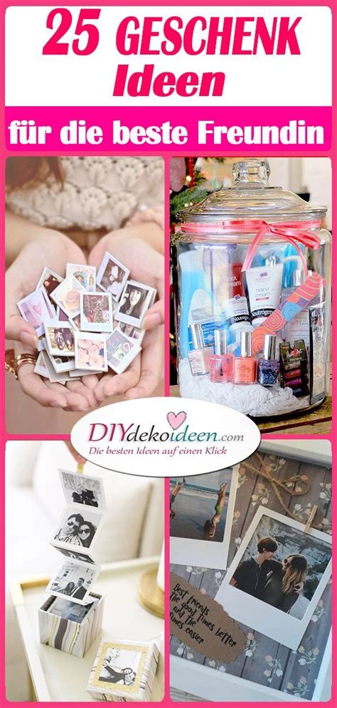 DIY Geschenk für beste Freundin selber machen 25 besten Geschenk