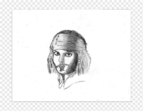 Artes Visuales Dibujo Boceto Capitan Jack Sparrow Cara Mano