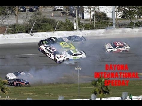 The Big One Strikes Late At Daytona Nascar Daytona Clash Youtube