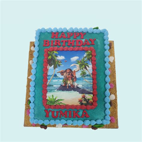 Moana Rectangular Theme Cake Crave By Leena