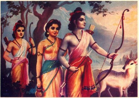 Rama Exiled To Forest Rama Wikipedia Diwali Story Hindu Gods Rama