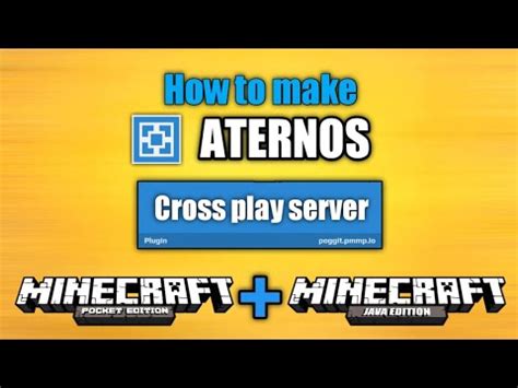 How To Make A Java Bedrock Crossplay Server In Aternos Youtube