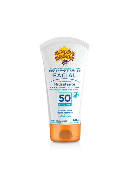 Protector Solar Facial 50 FPS 60ml Cocoa Beach