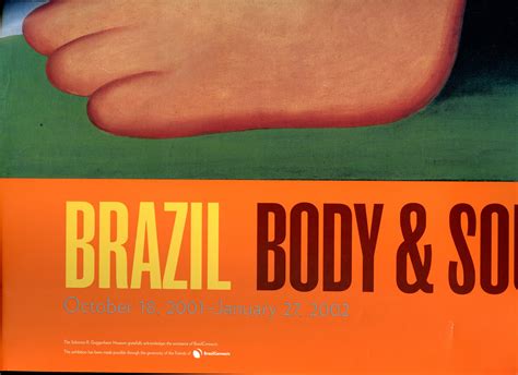 BRAZIL BODY AND SOUL GUGGENHEIM POSTER From Painting Entitled