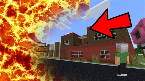 Aparece Un Tsunami De Lava Gigante En Minecraft 😱🌊 Youtube