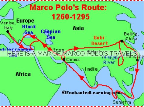 Marco Polo Travel Route Map