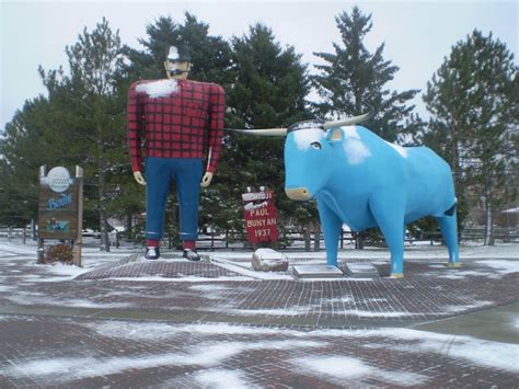 Bemidji Mn Paul Bunyan And Babe The Blue Ox Photo Picture Image Free