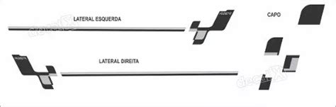 Adesivo Faixa Lateral Capo Renault Sandero Sport Sdro47