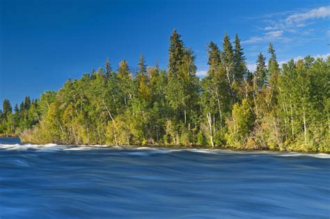 Otter Rapids along the Churchill River, Northern Saskatchewan, Canada ...