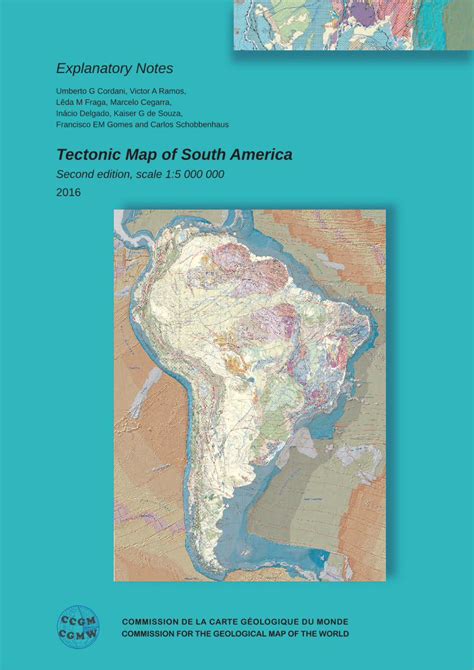 PDF Tectonic Map Of South America CCGM Notes Tectonic Map South