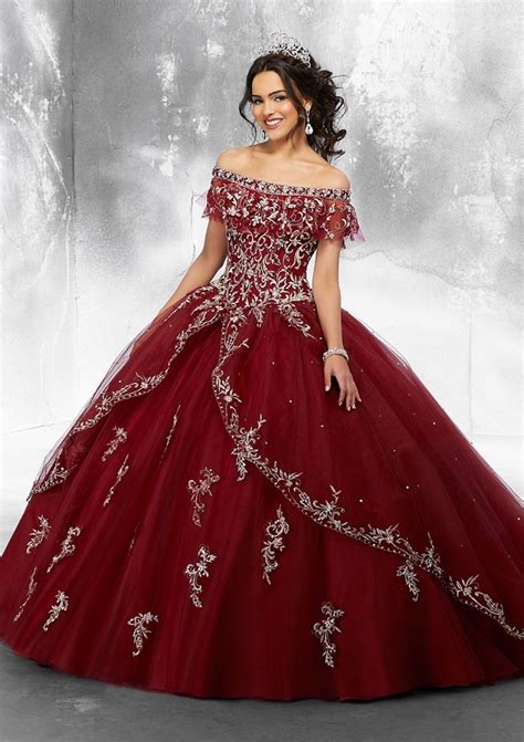 Burgundy Quinceanera Dresses DressedUpGirl