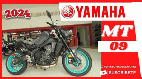 MT 09 YAMAHA 2024 VIDEO COMPLETO Ficha técnica Precio Descripción