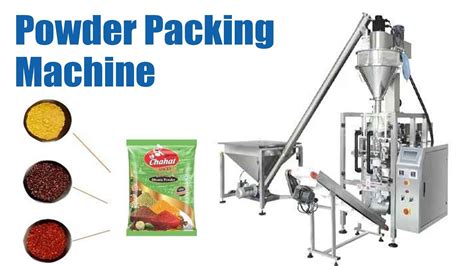 Efficient Powder Packing Machine Packaging Process For Various Powder