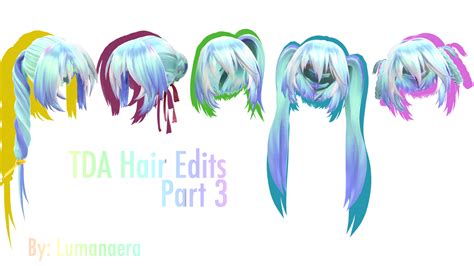 Tda Hair Edits 3 Dl By Lumanaera On Deviantart