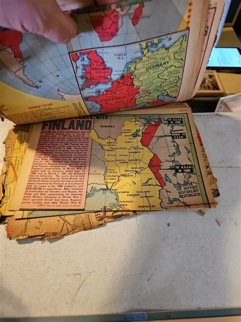 Vintage S Wwii Era Newspaper Foldout Maps Lot Military