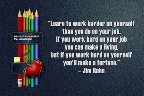 Quoteoftheday“learn To Work Harder On Yourself Than You Do On Your Job