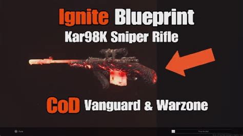 New Ignite Blueprint Kar98k Sniper From The Ashes Bundle Cod Vanguard And Warzone Ps5