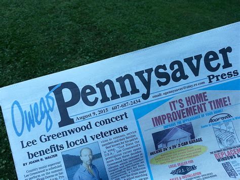 Publisher Of Owego Pennysaver Newspaper Sold