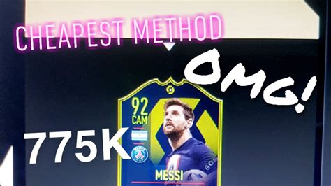 Fifa Potm Messi Sbc Cheapest Method Youtube