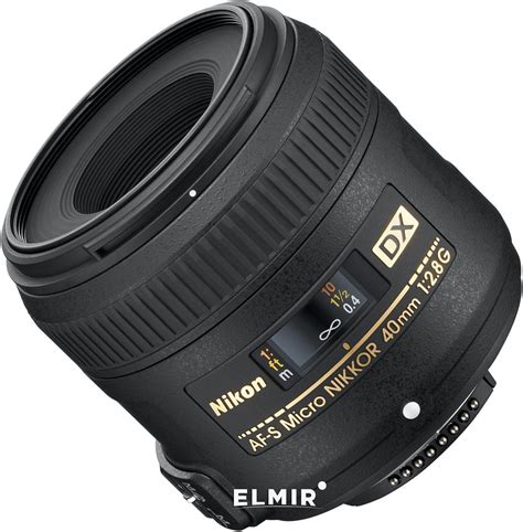 Объектив Nikon 40mm f 2 8G AF S DX Micro Nikkor купить ELMIR цена