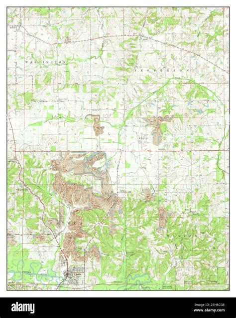 Winslow, Indiana, map 1961, 1:24000, United States of America by Timeless Maps, data U.S ...