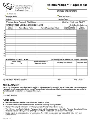 Fillable Online Fsa Claim Form Combined Services Llc Fax Email Print