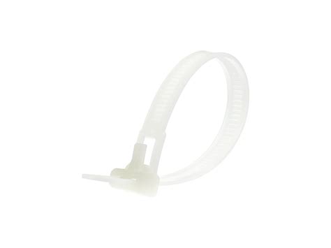 6 Inch Natural Standard Releasable Cable Tie 100 Pack Computer