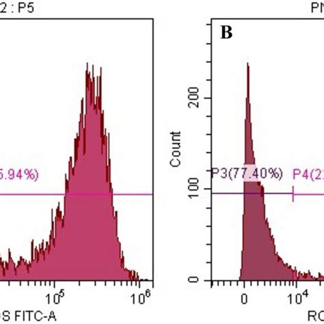 Ros Analysis By Flow Cytometry A Ros Generation By Control A Cells